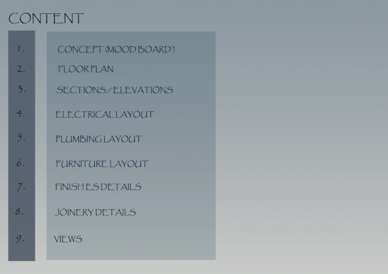 Design Project Layout and Details | PDF