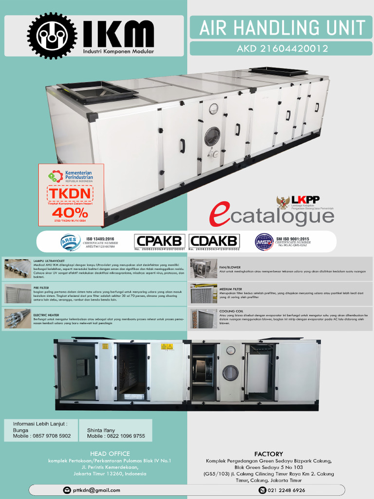 Air Handling Unit | PDF