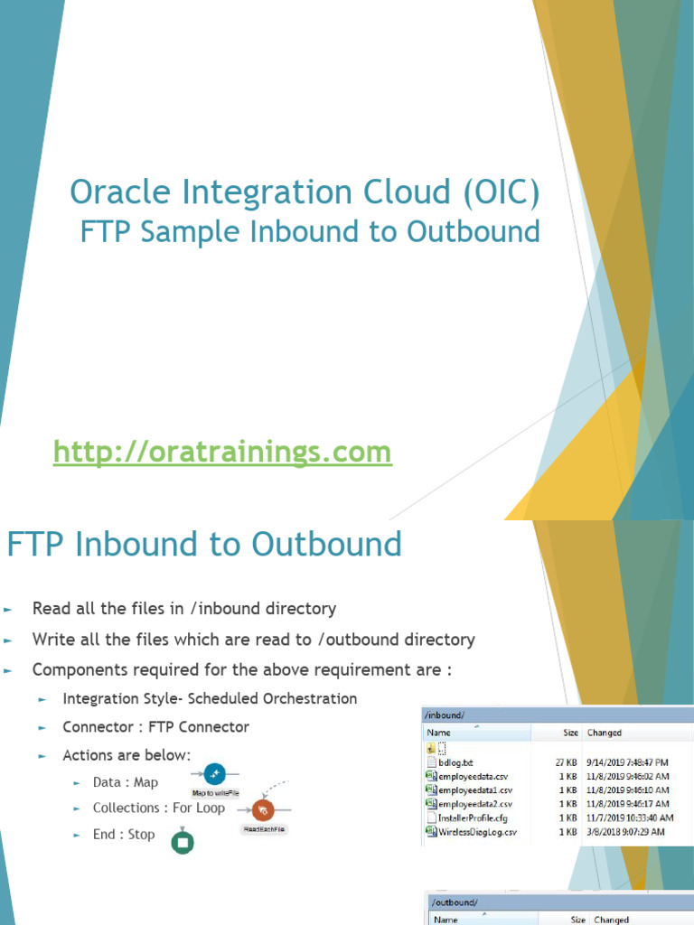 OIC FTP Inbound to Outbound Guide | PDF