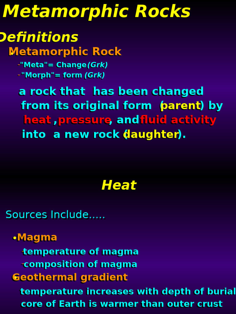 Metamorphic Rock | PDF