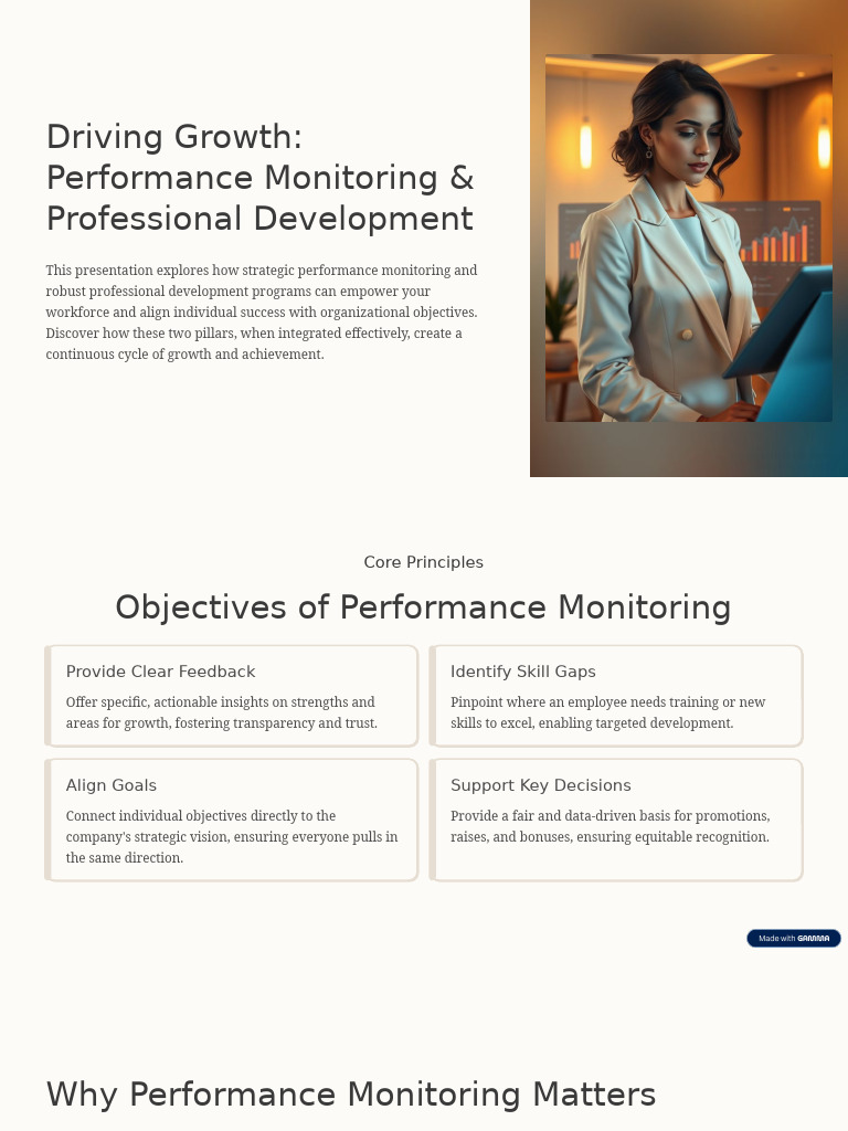 Performance Monitoring and Professional Development 1-10 | PDF ...