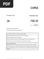 Download CIMA C05 Fundamentals of Business Law Past Papers by Mian Zeshan Arif SN91694809 doc pdf