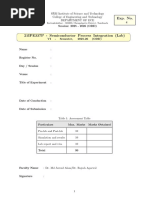 Double Patterning in VLSI Manufacturing | PDF | Photolithography ...