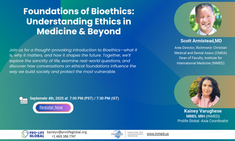 Introduction to Bioethics Webinar | PDF