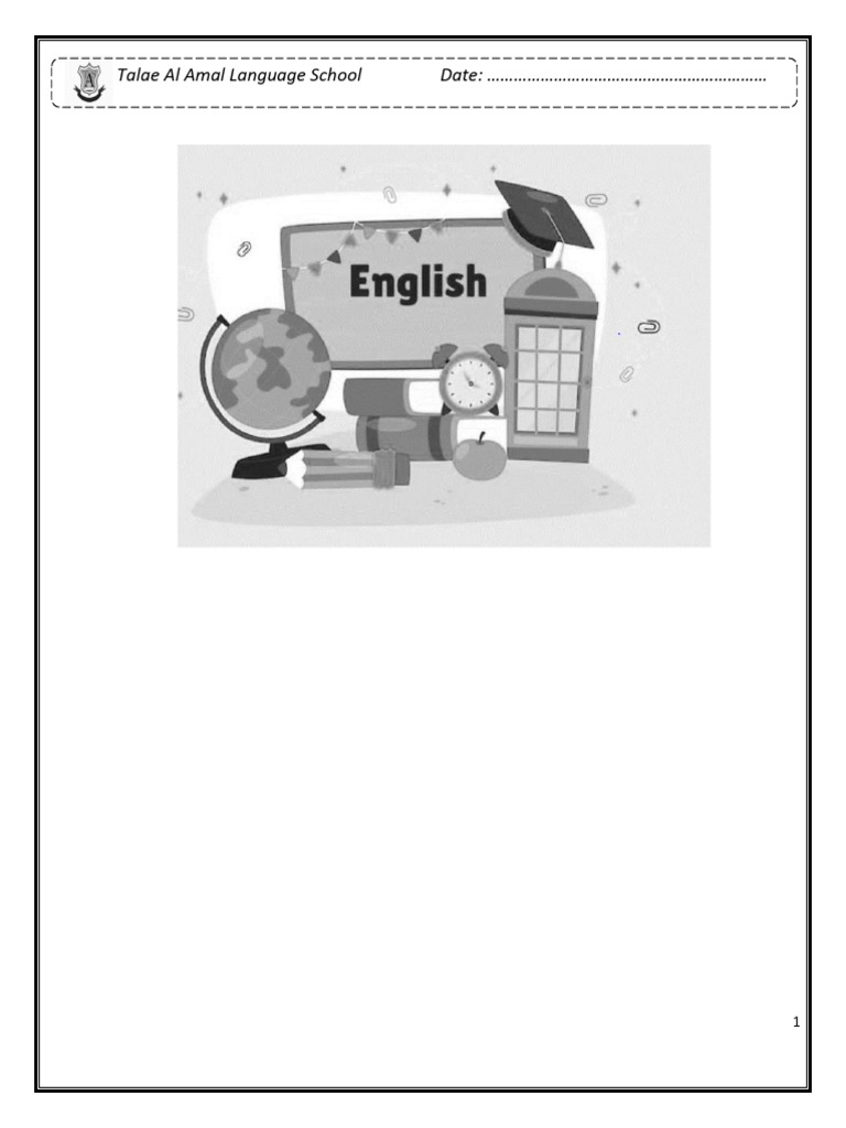 Talae Al Amal Language School Worksheets | PDF