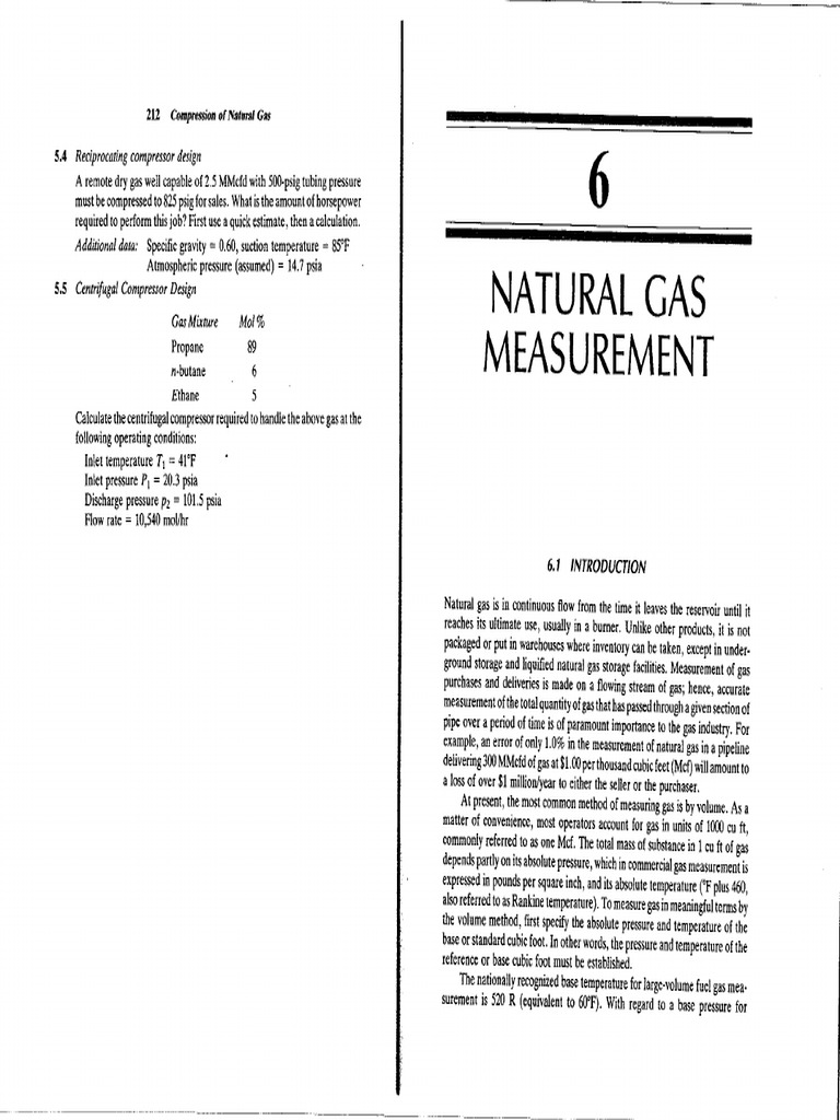 L5 - Natural Gas Measurement | PDF