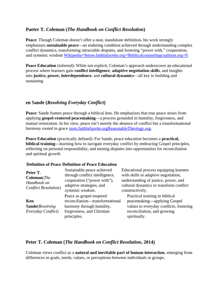 Conflict Resolution Insights and Education | PDF | Conflict Resolution ...