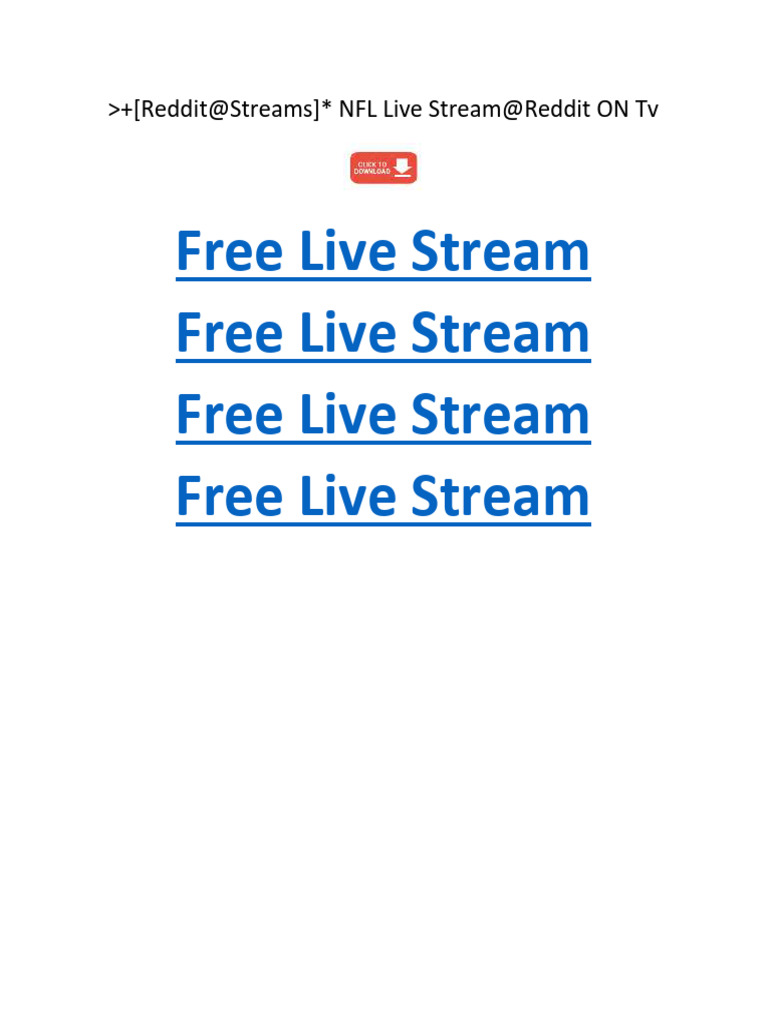 [RedditStreams]NFL Live StreamReddit on Tv PDF