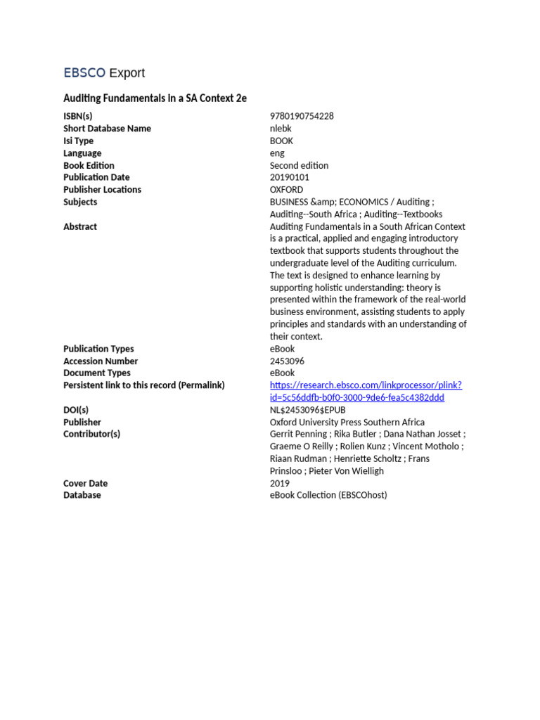 EBSCO Metadata 2025 09 14 | PDF