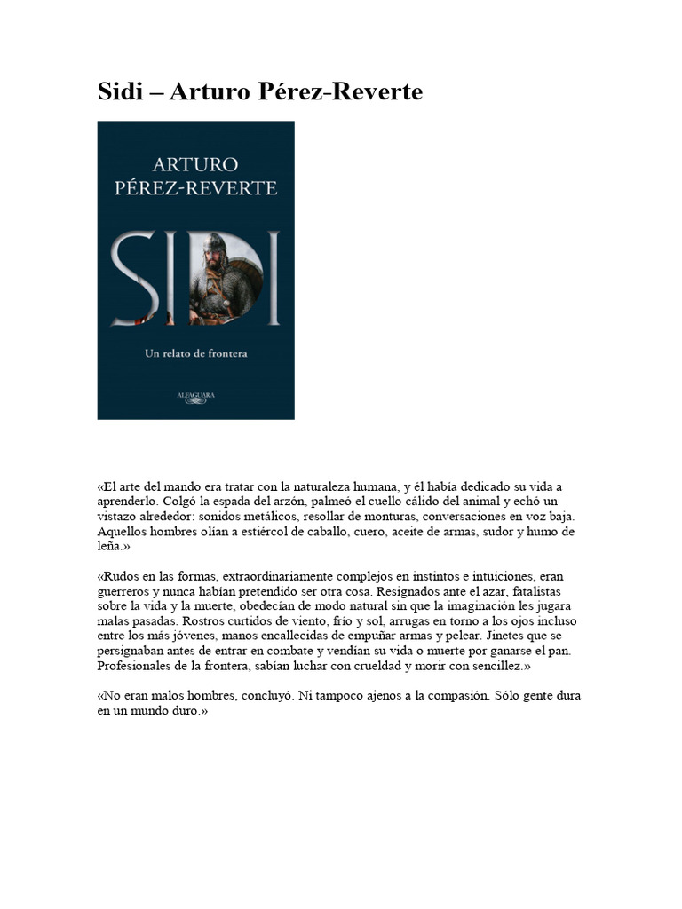 Sidi: Retrato de Guerreros y Humanidad | PDF