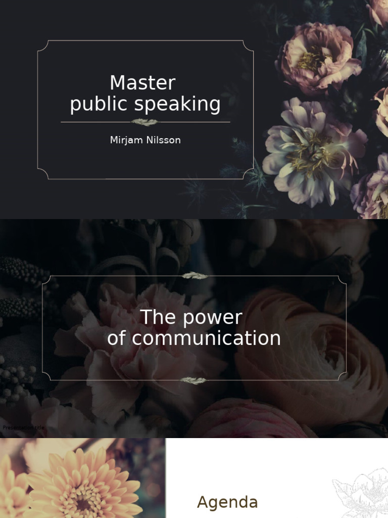 Mastering Public Speaking Skills | PDF | Public Speaking | Body Language