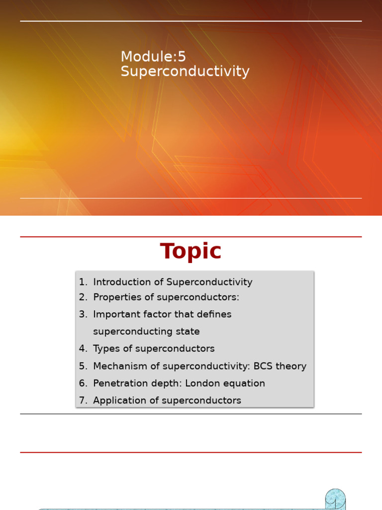 Unit 4 | PDF | Superconductivity | Electrical Resistivity And Conductivity