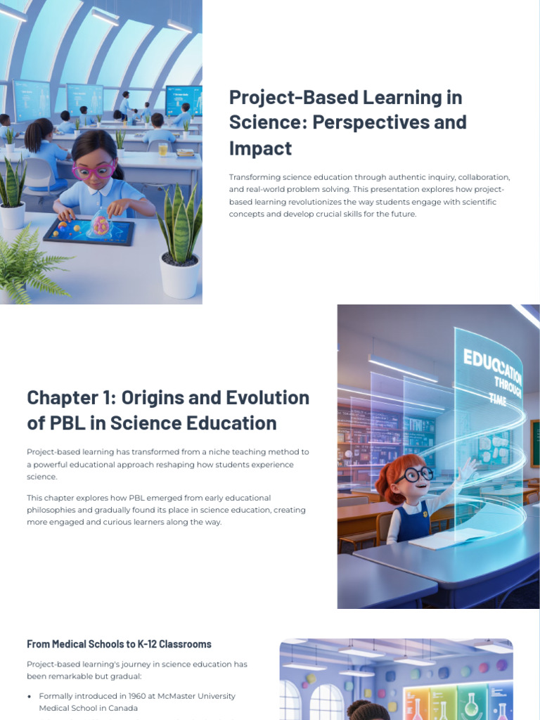 Project-Based Learning in Science | PDF | Project Based Learning | Science