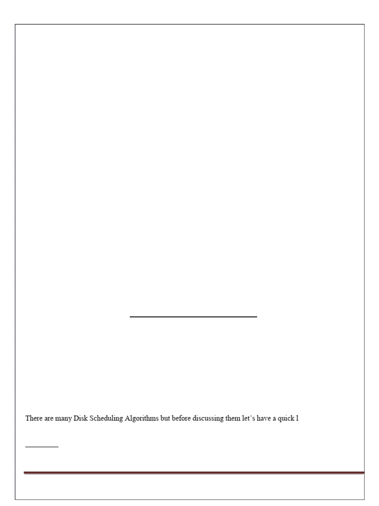 Hard Disk Capacity and Scheduling Explained | PDF | Disk Storage | Hard ...