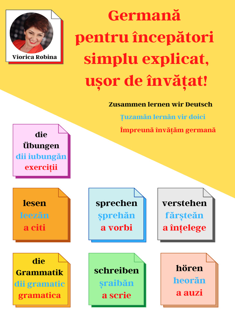 Ebook Germana Pentru Incepatori Simplu Explicat Usor de Invatat | PDF