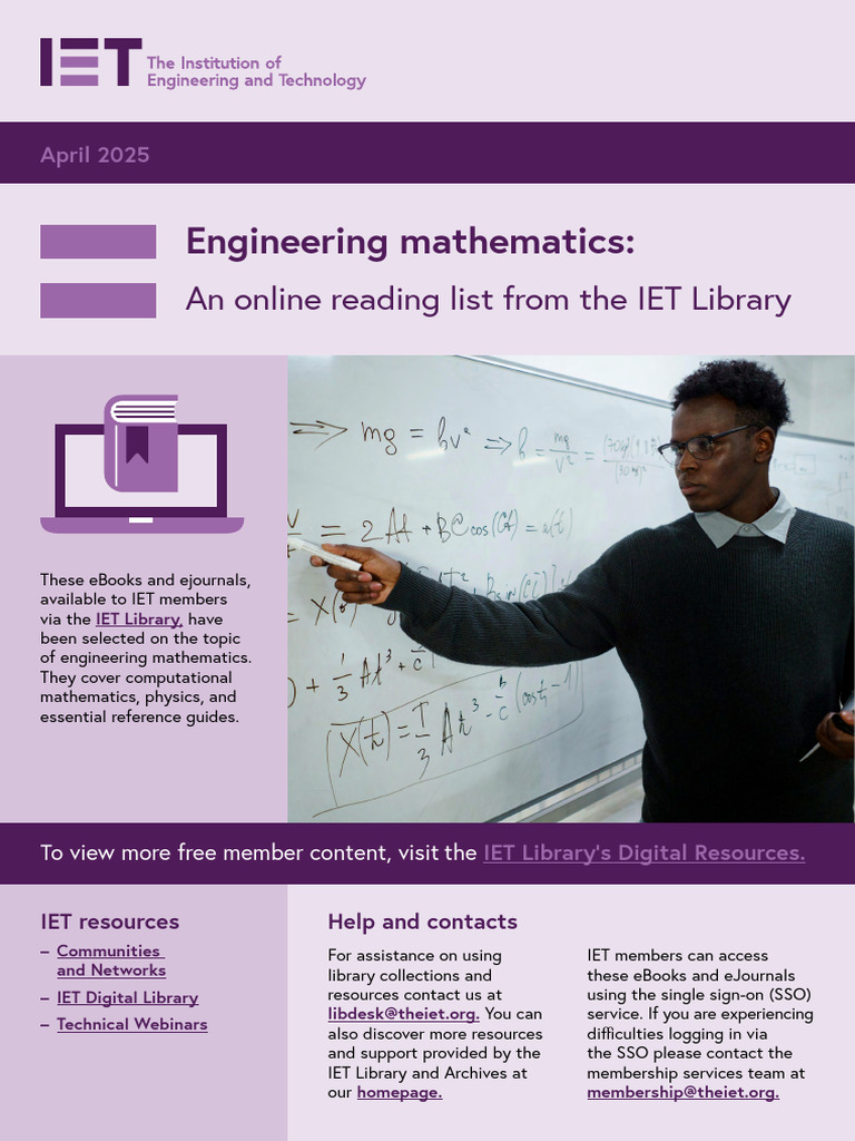 IET Library Engineering Mathematics Resources | PDF | Fair Use ...