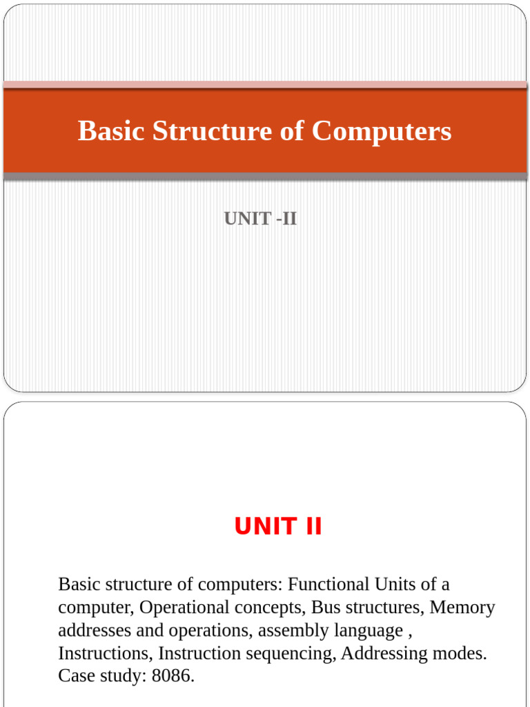 Basic Computer Structure and Operations | PDF | Computer Data Storage ...