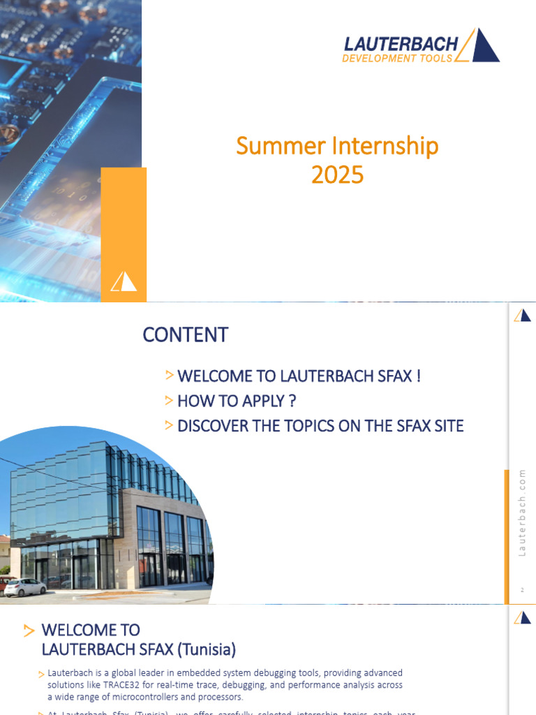 Lauterbach Sfax Internship Opportunities | PDF | Debugging | Embedded ...