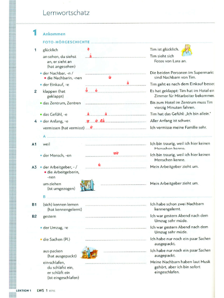 Lernwortschatz A21 | PDF