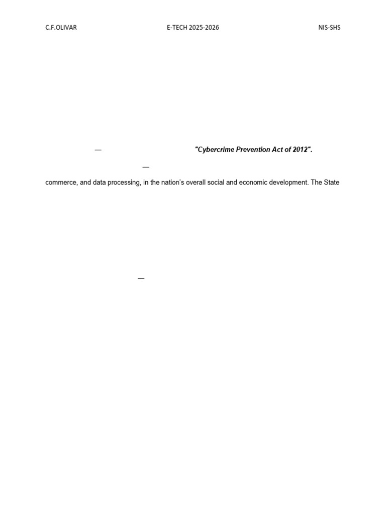 Ra 10175 | PDF | Computer Security | Security