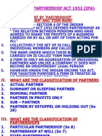 Partnership Act 1932 Key Concepts