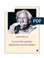 Marcuse Herbert Acerca Del Caracter Afirmativo de La Cultura