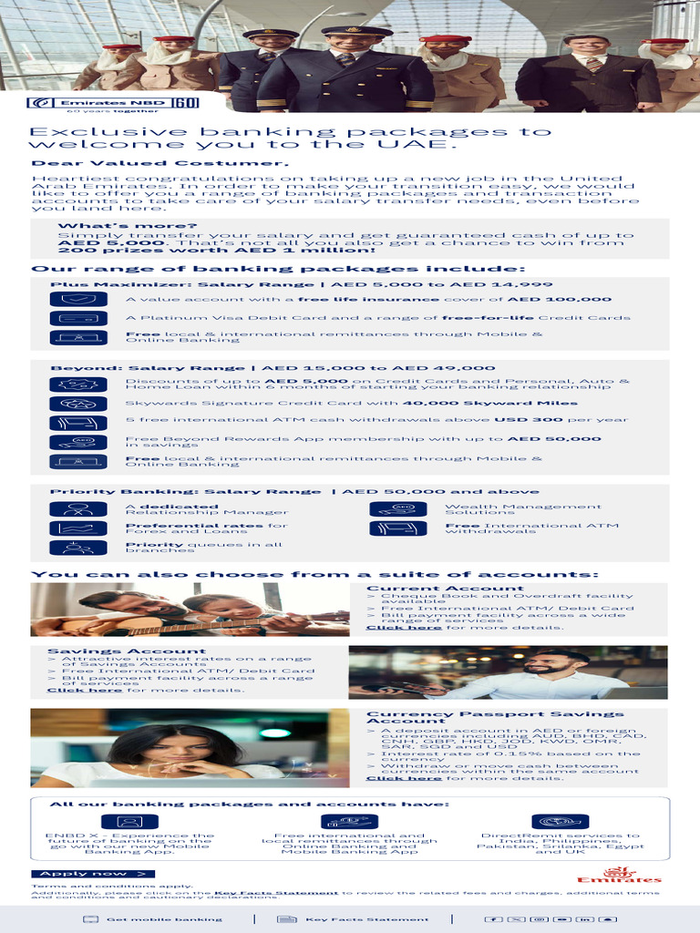 Banking Packages for New UAE Residents | PDF | Banks | Credit Card