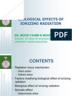 Biological Effects of Ionizing Radiation: En. Mohd Fahmi B Mohd Yusof