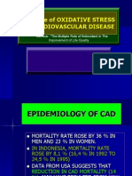 The Role of Oxidative Stress in Cardiovascular Disease