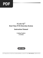 Bio-Rad Icycler Iq - Instruction Manual