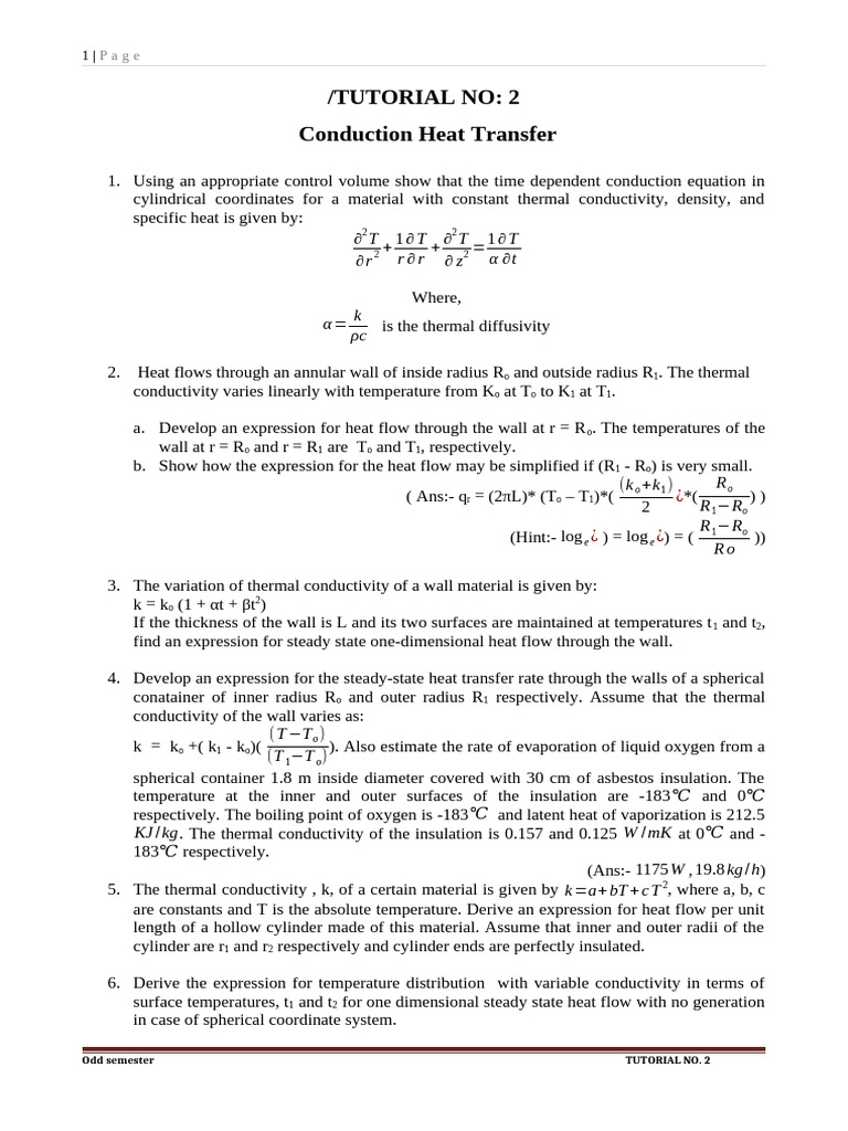 Heat Transfer 2 | PDF | Heat Transfer | Thermal Conduction