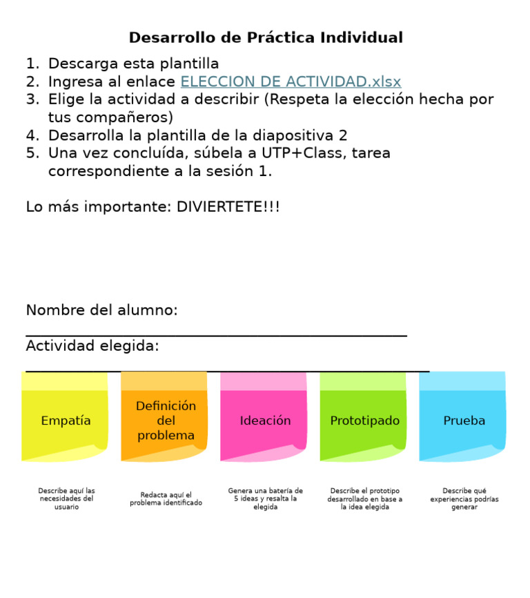 Practica Individual - Sesión 1 | PDF