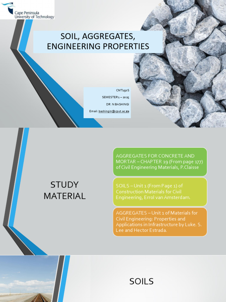 Soil and Aggregate Properties Overview | PDF | Concrete | Soil