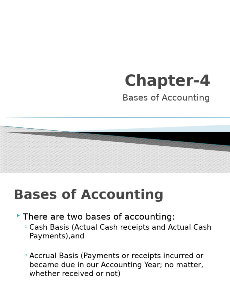 Cash vs. Accrual Accounting Explained | PDF