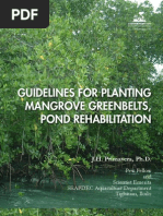 Guidelines For Planting Mangrove Greenbelts, Pond Rehabilitation by J.H. Primavera, Ph.D.