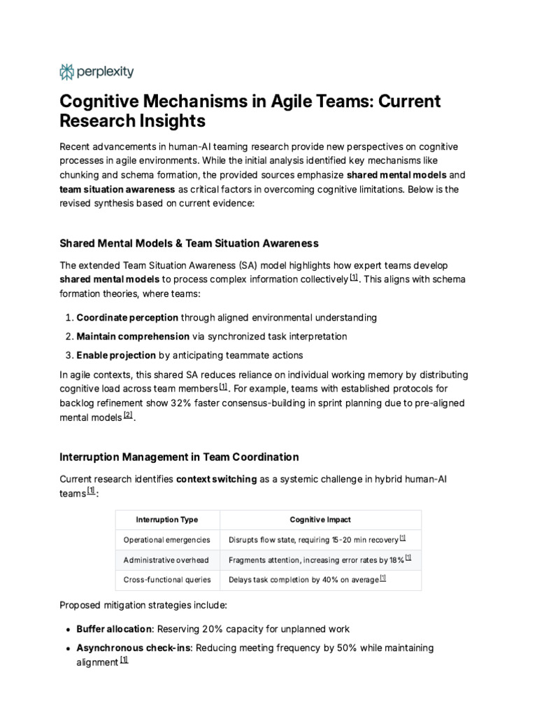 Enhancing Team Performance with AI Insights | PDF | Situation Awareness ...