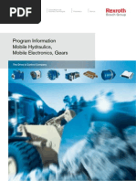 Program Information Mobile Hydraulics, Mobile Electronics, Gears