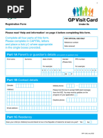Change of GP Request Form | PDF | Health Care | Social Programs