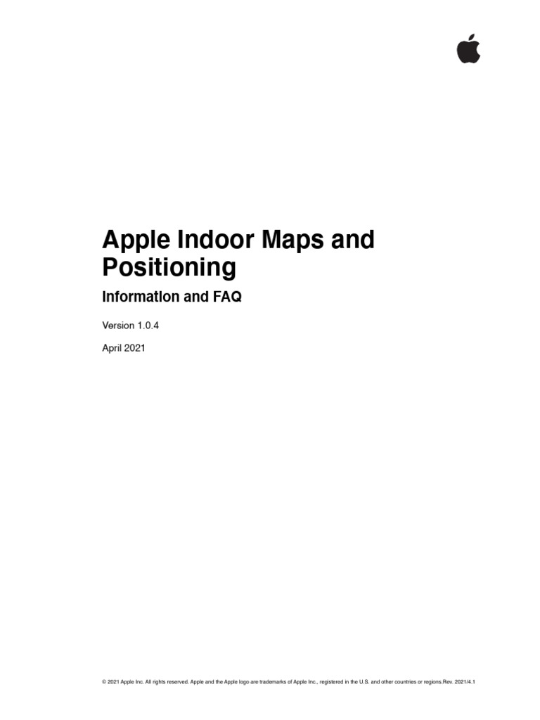 Apple Indoor Maps and Positioning Guide | PDF | Ios | Safari (Web Browser)