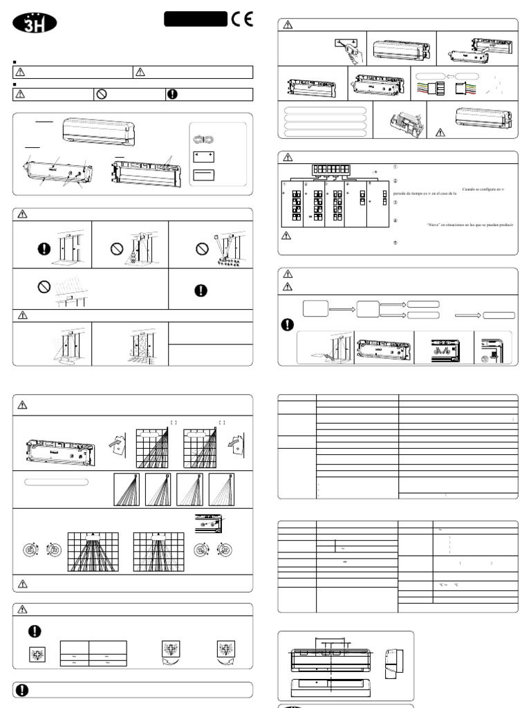 3h Ir14 Installation Instructions Es1-1 | PDF | Sensor | Diodo emisor ...