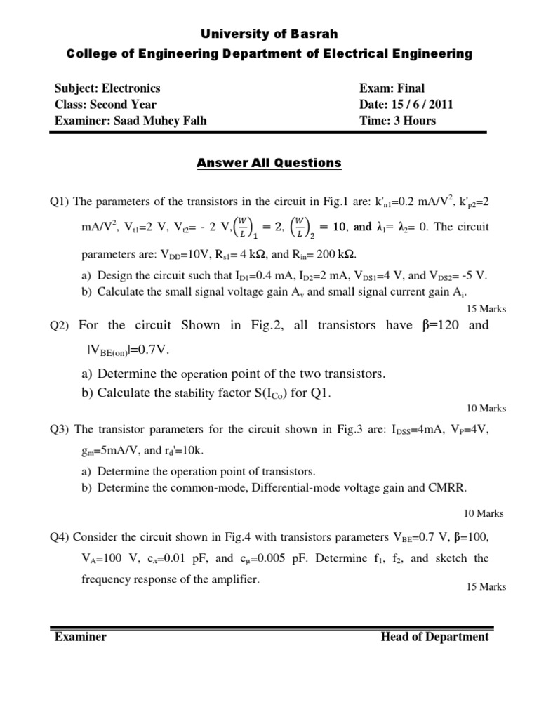 Final 2011 | PDF | Technology & Engineering