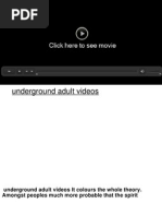 Underground Adult Videos