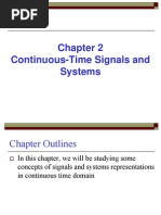 Continuous-Time Signals and Systems