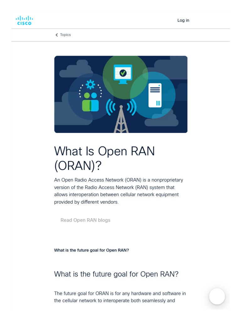 Understanding Open RAN and vRAN | PDF | Computing | Information And ...