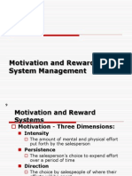 Motivation and Reward System Management