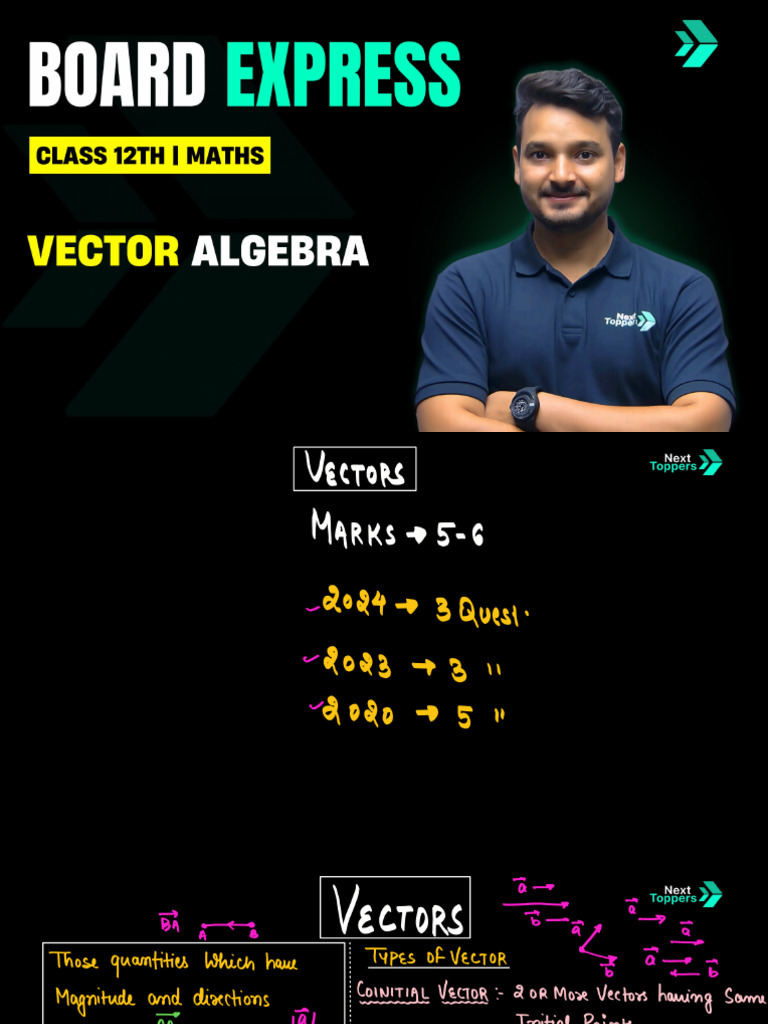 Vector Algebra Pdf