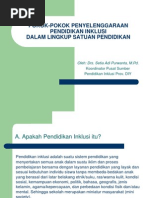 Download Power Point Pokok-Pokok Inklusi by Wing Wahyu Winarno SN91708589 doc pdf