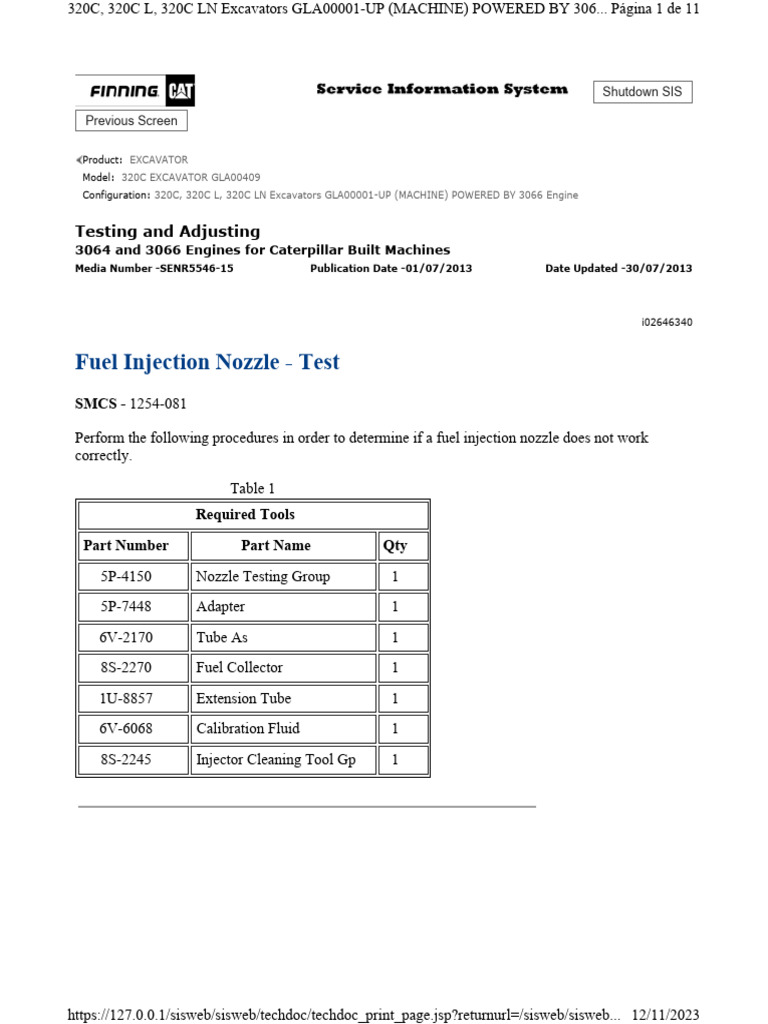 Testing Diesel Fuel Injectors | PDF | Fuel Injection | Leak