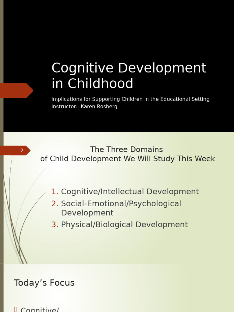 Cognitive Development in Education Insights | PDF | Cognitive ...