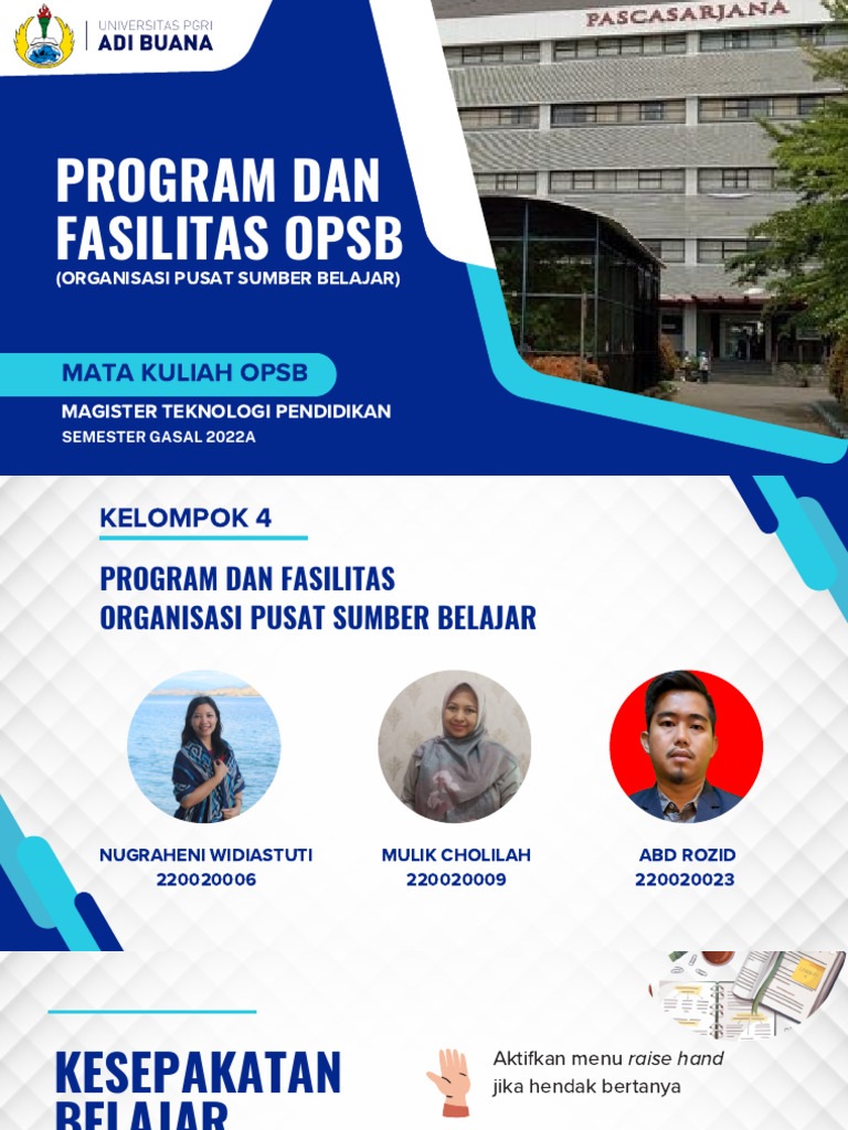 Program dan Fasilitas OPSB 2022A | PDF